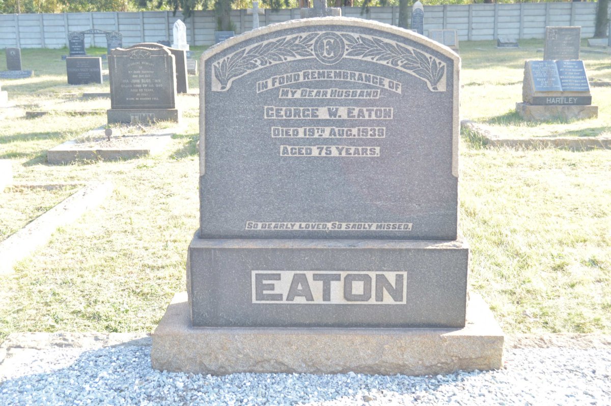 EATON George W. -1939 &amp; Esther HENRY 1862-1943