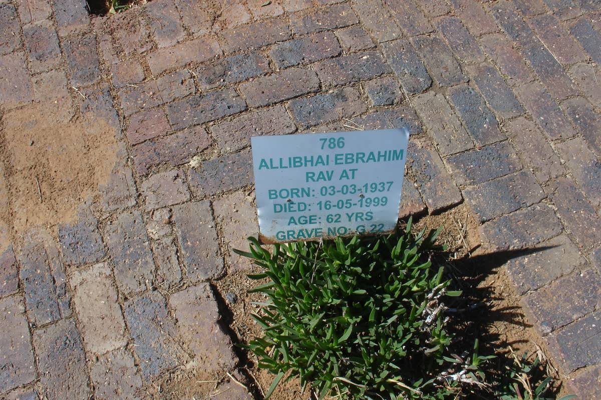 EBRAHIM Allibhai 1937-1999