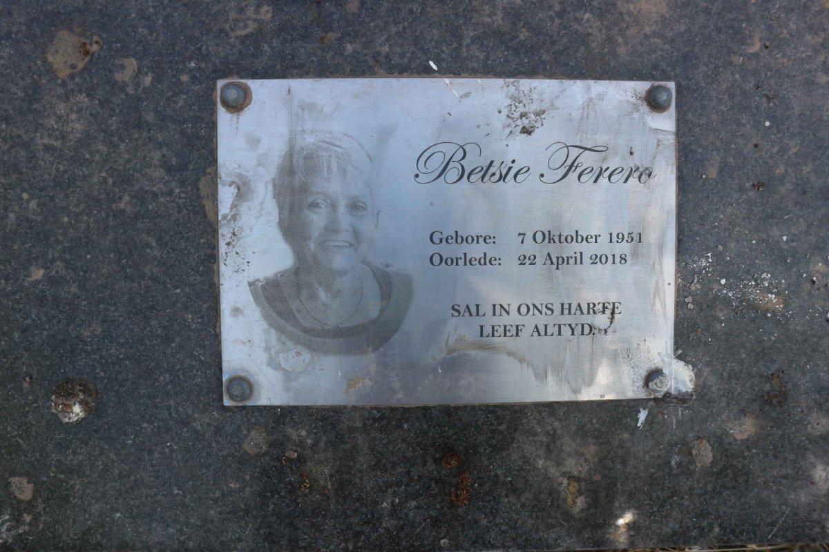 FERERO Betsie 1951-2018