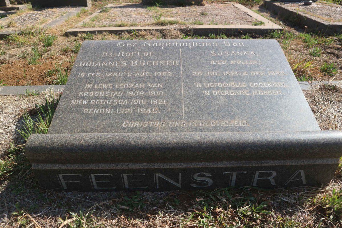 FEENSTRA Roelof Johannes Buchner 1880-1962 & Susanna MULLER 1881-1962_1