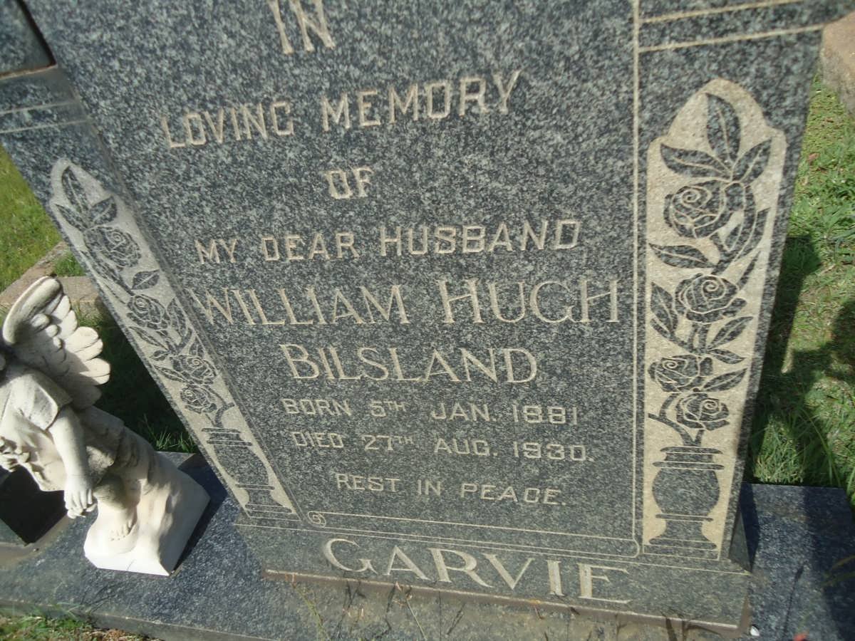 GARVIE William Hugh Bilsland 1881-1930