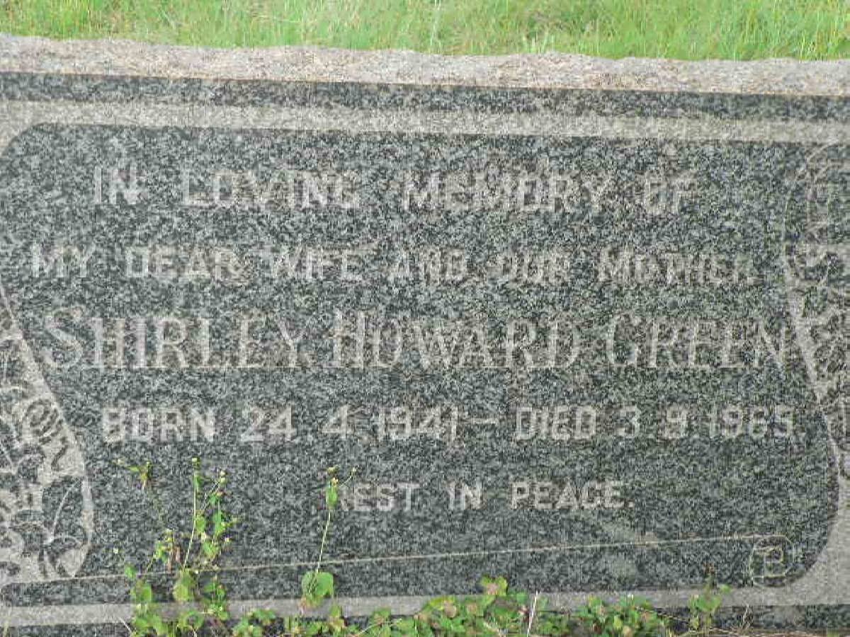 GREEN Shirley Howard 1941-1965