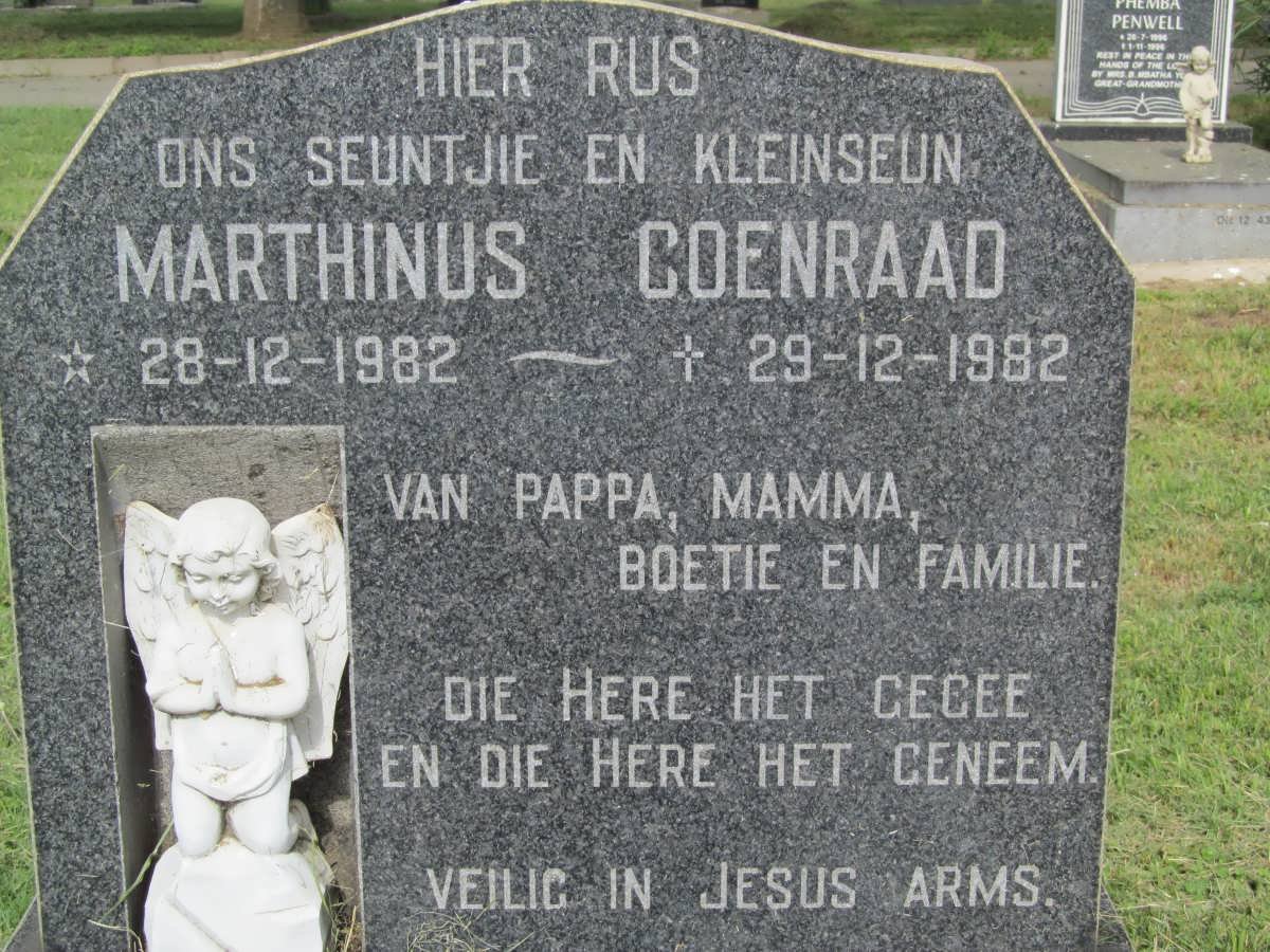 GROBLER Marthinus Coenraad 1982-1982