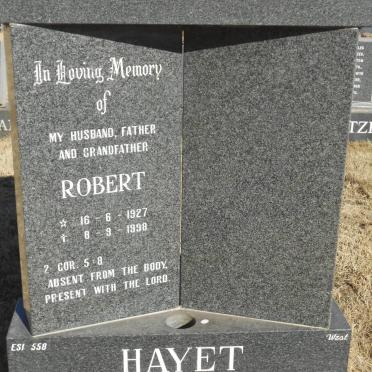 HAYET Robert 1927-1998