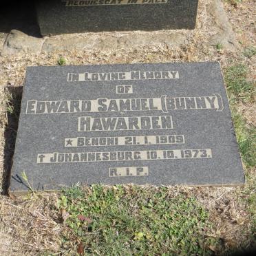 HAWARDEN Edward Samuel 1909-1973