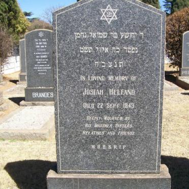 HELFAND Josiah -1949