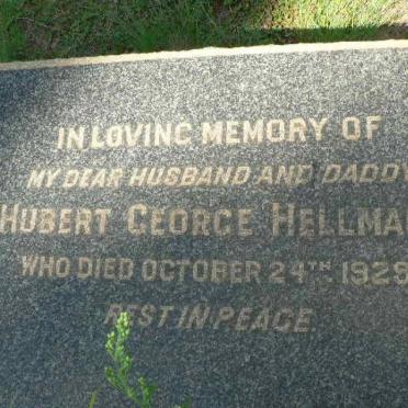 HELLMANN Hubert George -1929