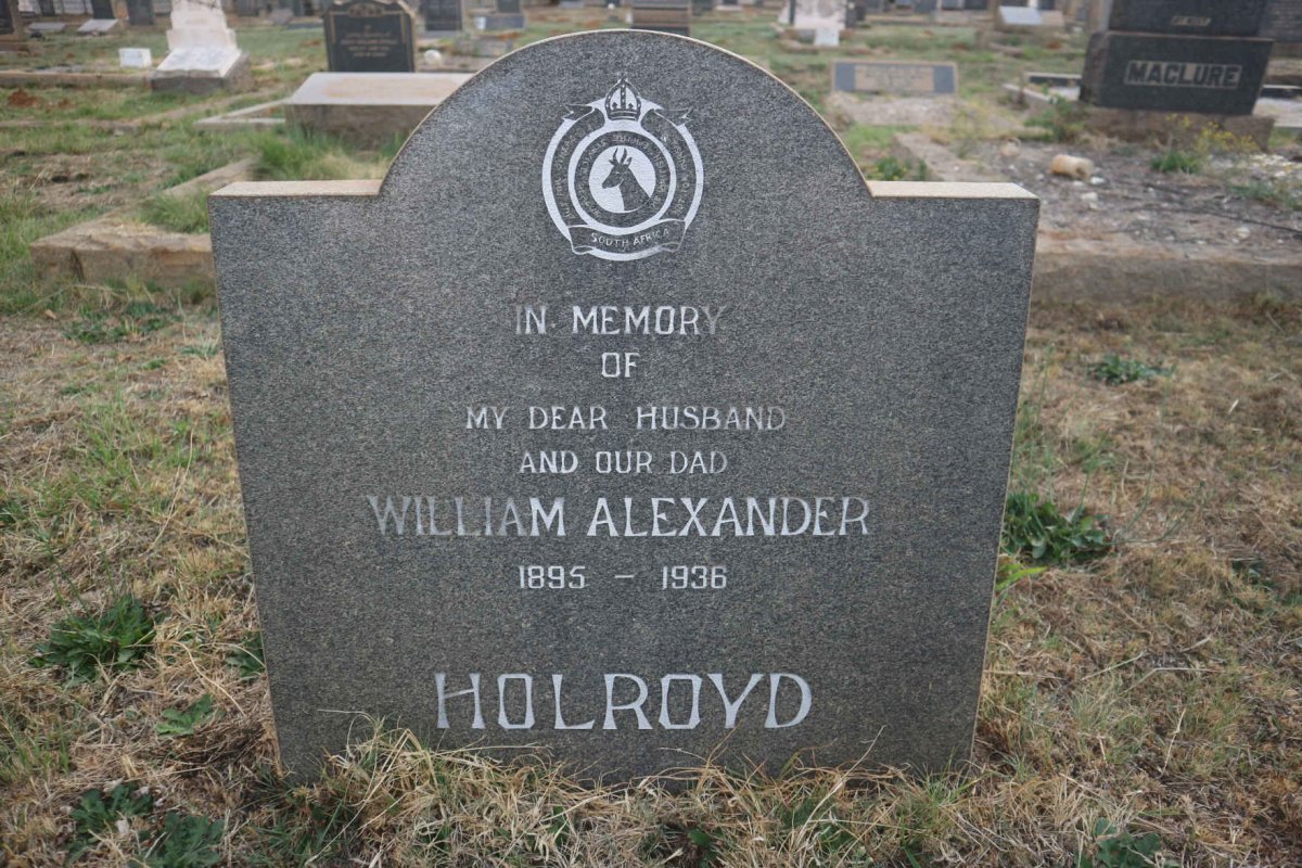 HOLROYD William Alexander 1895-1936