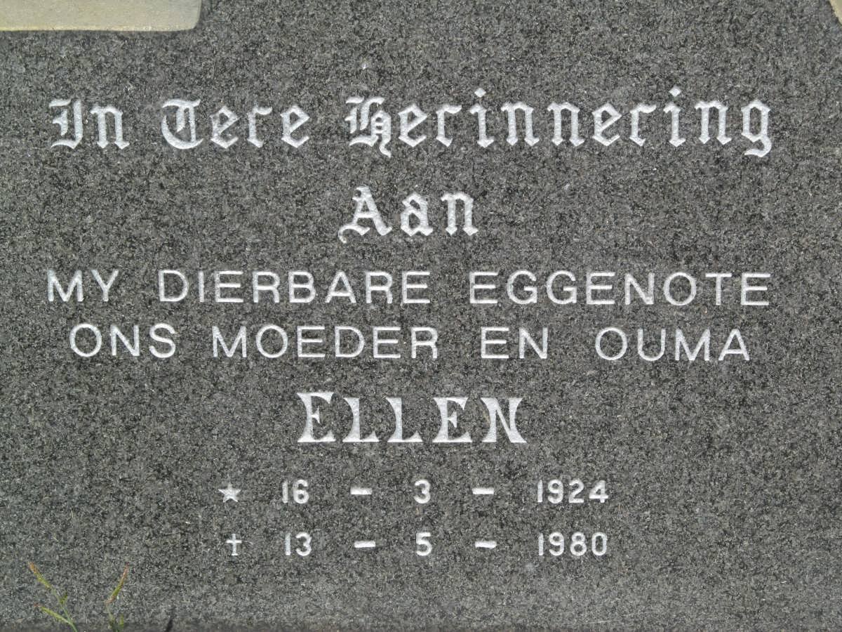 HOLLOWAY George William 1925-1991 &amp; Ellen 1924-1980
