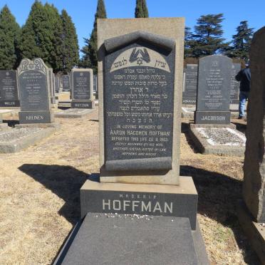 HOFFMAN Aaron Hacohen -1953