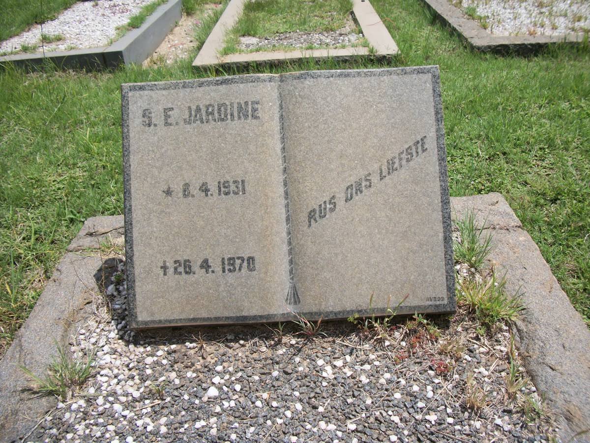 JARDINE S.E. 1931-1970