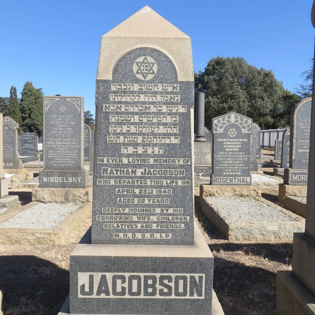 JACOBSON Nathan -1940
