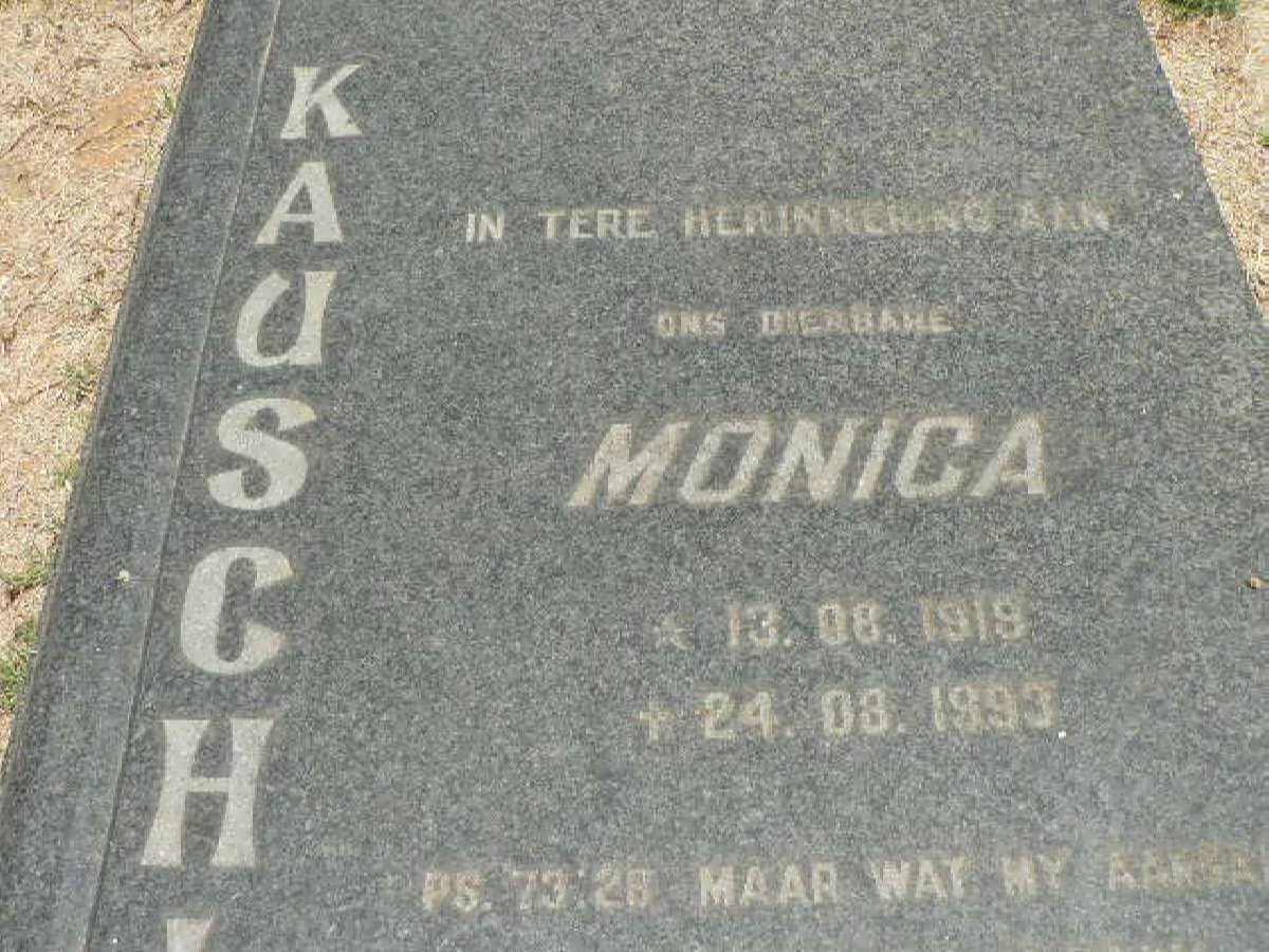 KAUSCHINGER Monica 1919-1993
