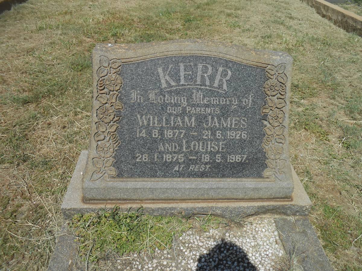 KERR William 1877-1926 &amp; Louise 1875-1967
