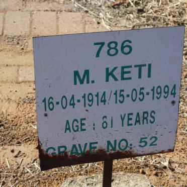 KETI M. 1914-1994