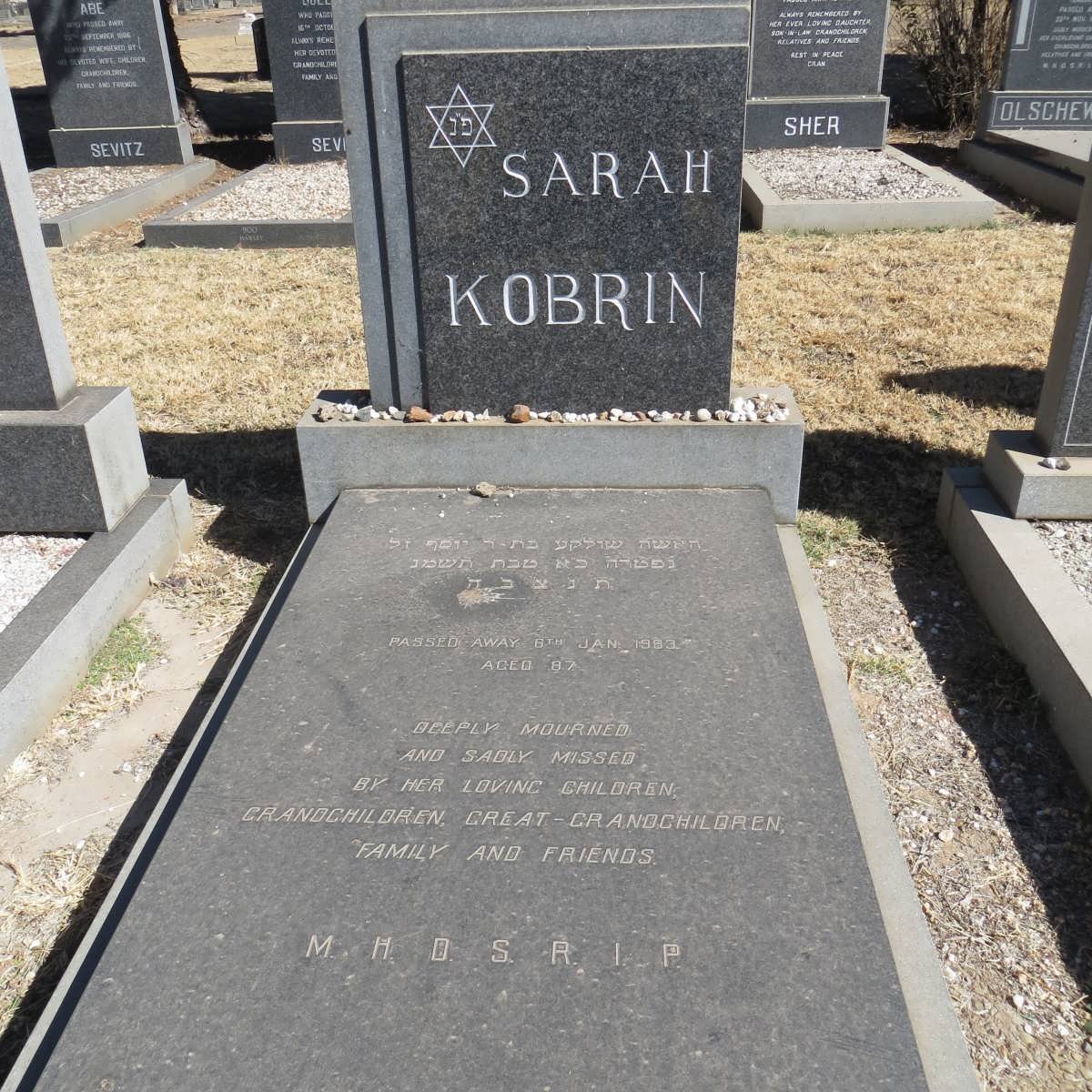 KOBRIN  Sarah -1983