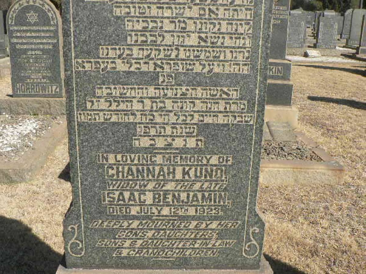 KUNO Channah -1923