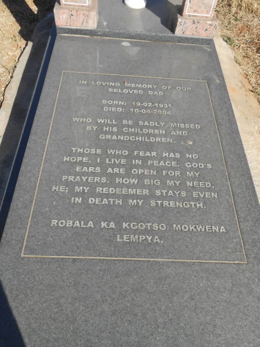 KUNGOANE Boye David 1931-2004