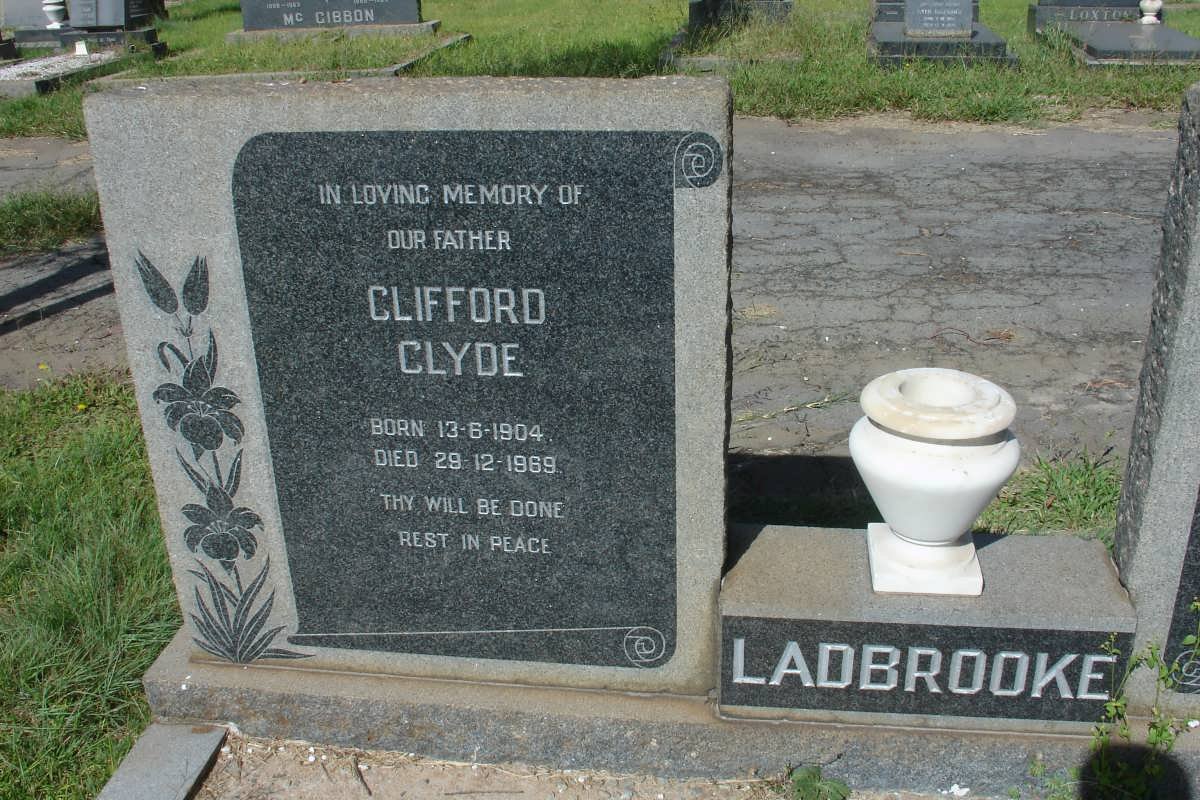 LADBROOKE Clifford Clyde 1904-1969