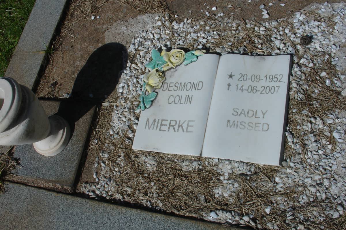 MIERKE Desmond Colin 1952-2007