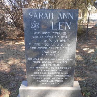 LEN Sarah Ann -1974