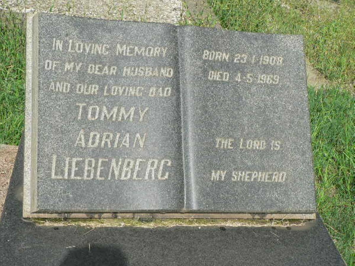 LIEBENBERG Tommy Adrian 1908-1969