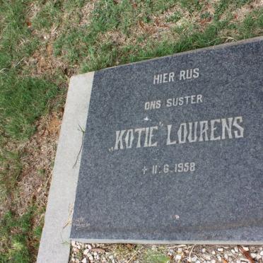 LOURENS Kotie -1958