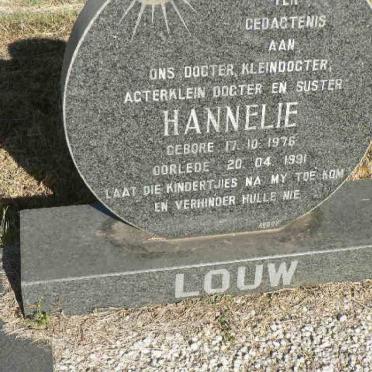 LOUW Hannelie 1976-1991
