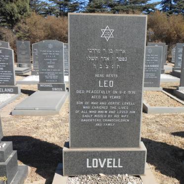 LOVELL Leo -1976