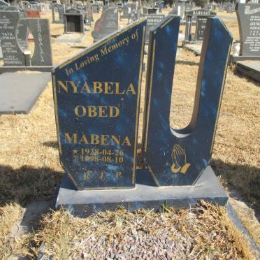 MABENA Nyabela Obed 1928-1998