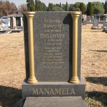 MANAMELA Phillistus 1922-1998
