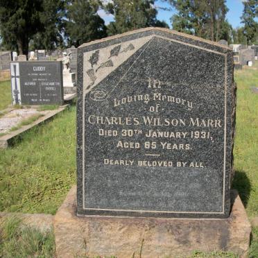 MARR Charles Wilson -1931