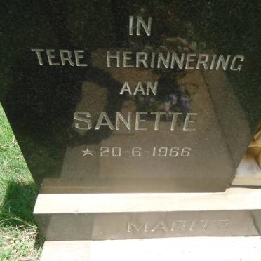 MARITZ Sanette -1966