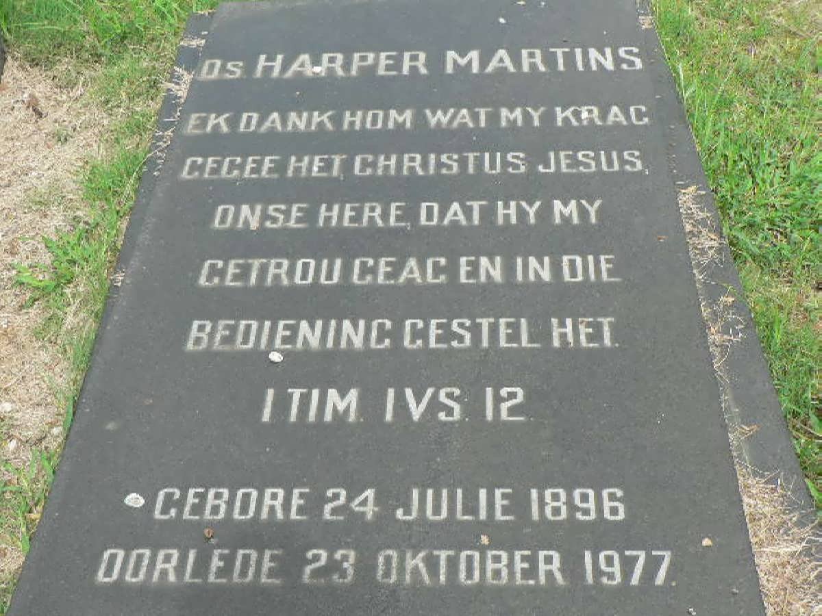 MARTINS Harper 1896-1977