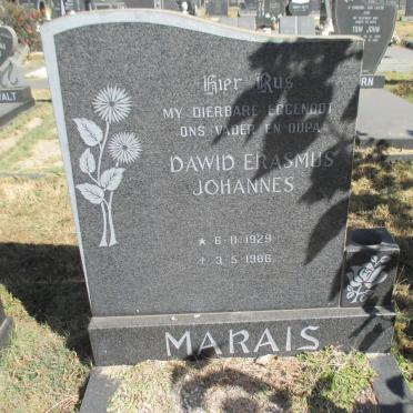 MARAIS Dawid Erasmus Johannes 1929-1986