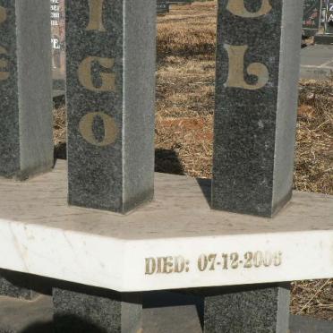 MASHIGO Boyce Paul 1972-2006