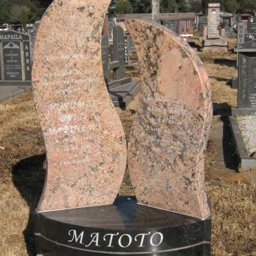 MATOTO Vusumzi Bhiti Mathews 1966-2007