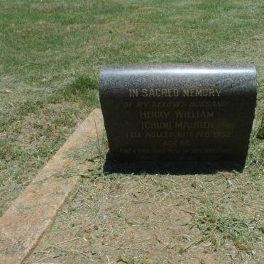 MAURER Carl August -1942 &amp; Louise Bertha -1952 :: MAURER Henry William ?