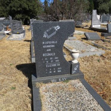 McKAY Reginald 1921-1990 &amp; Elizabeth 1925-2000