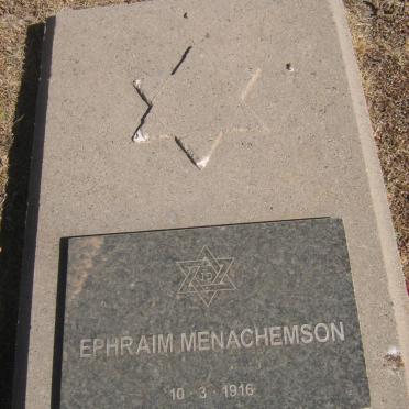 MENACHEMSON Ephraim -1916