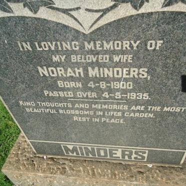 MINDERS Norah 1900-1935