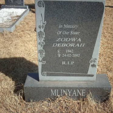 MLINYANE Zodwa Deborah 1942-2002
