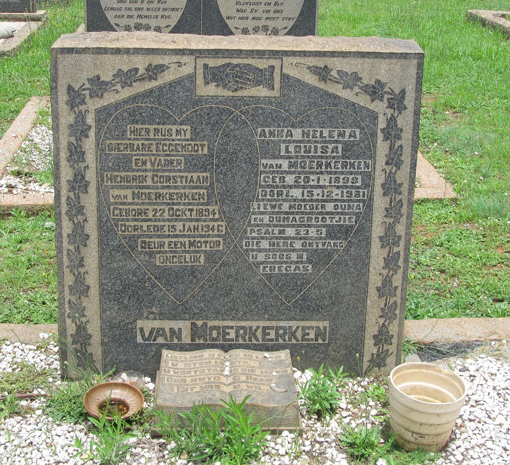 MOERKERKEN Hendrik Corstiaan, van 1894-1946 &amp; Anna Helena Louisa 1899-1981 