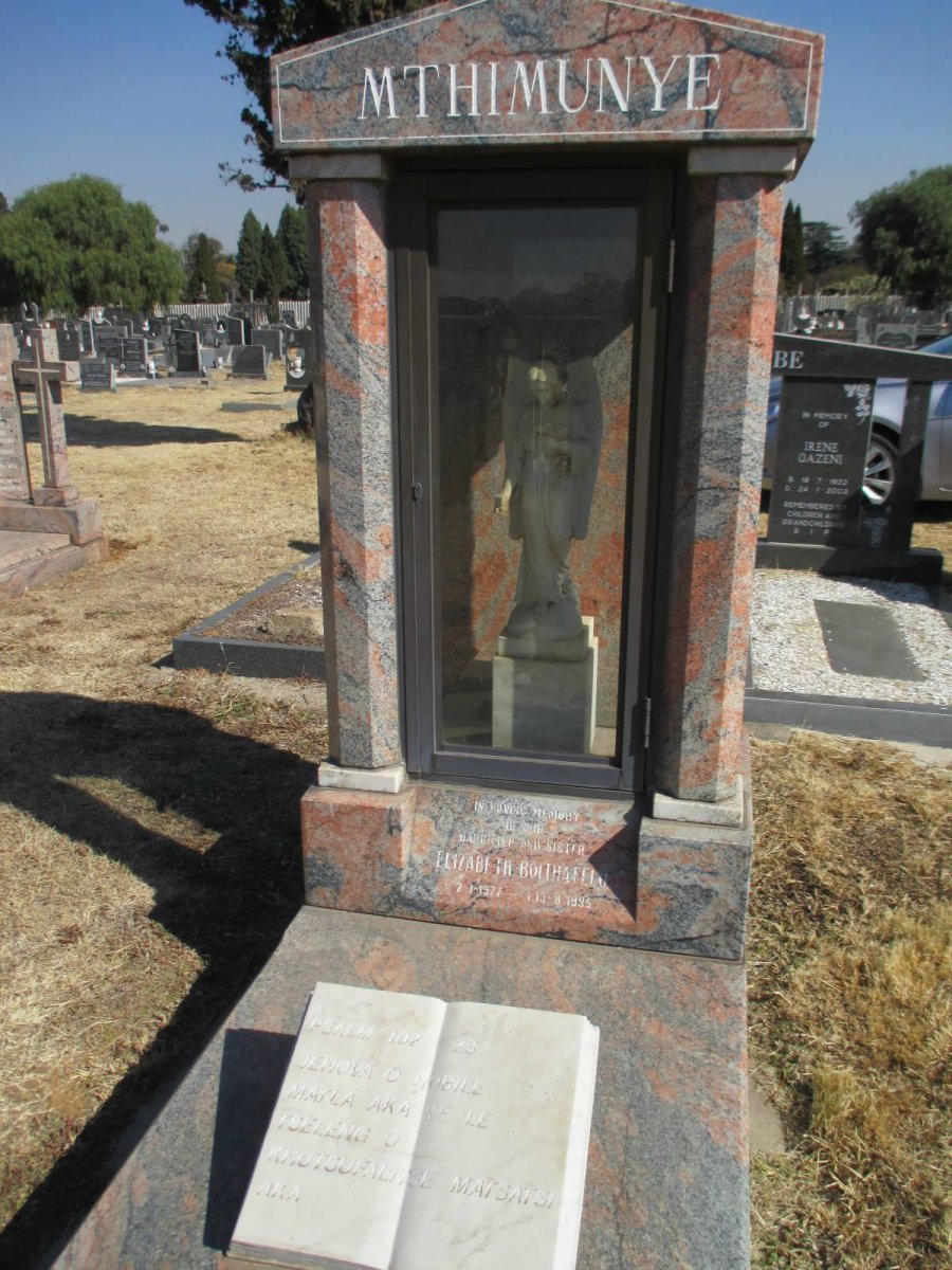 MTHIMUNYE Elizabeth Boithatelu 1977-1995
