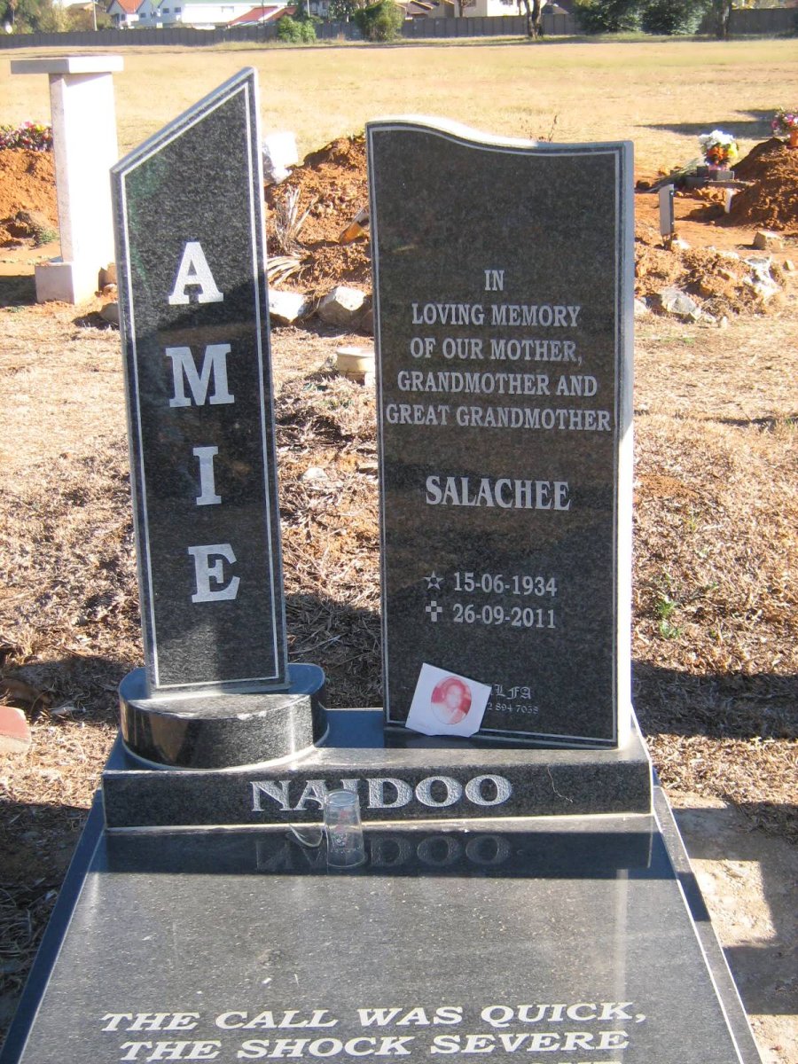 NAIDOO Salachee 1934-2011