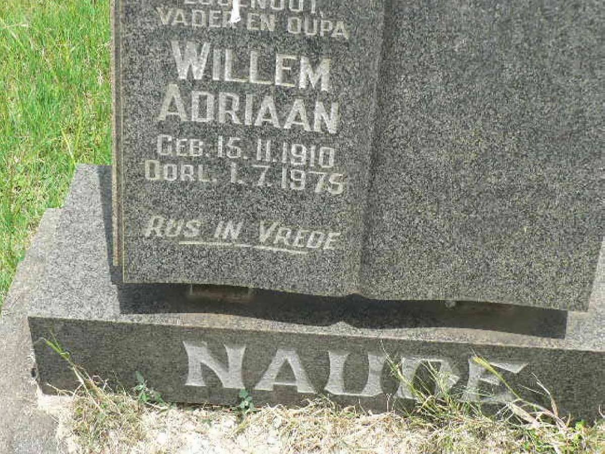 NAUDE Willem Adriaan 1910-1975