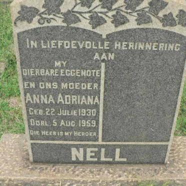 NELL Anna Adriana 1930-1959