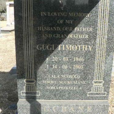 NGUBANE Gugi Timothy 1946-2003