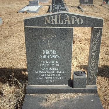 NHLAPO Nkomo Johannes 1942-2002