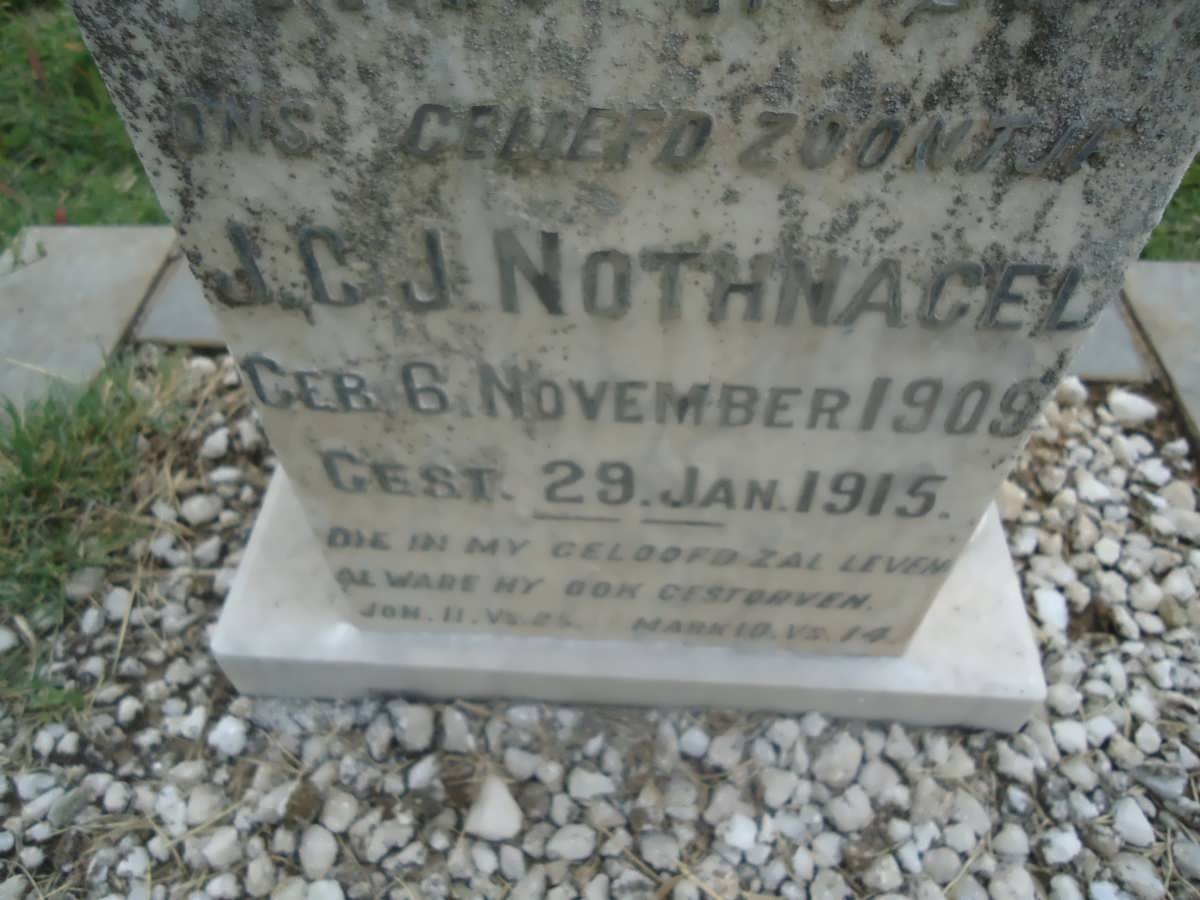 NOTHNAGEL J.C.J. 1909-1915